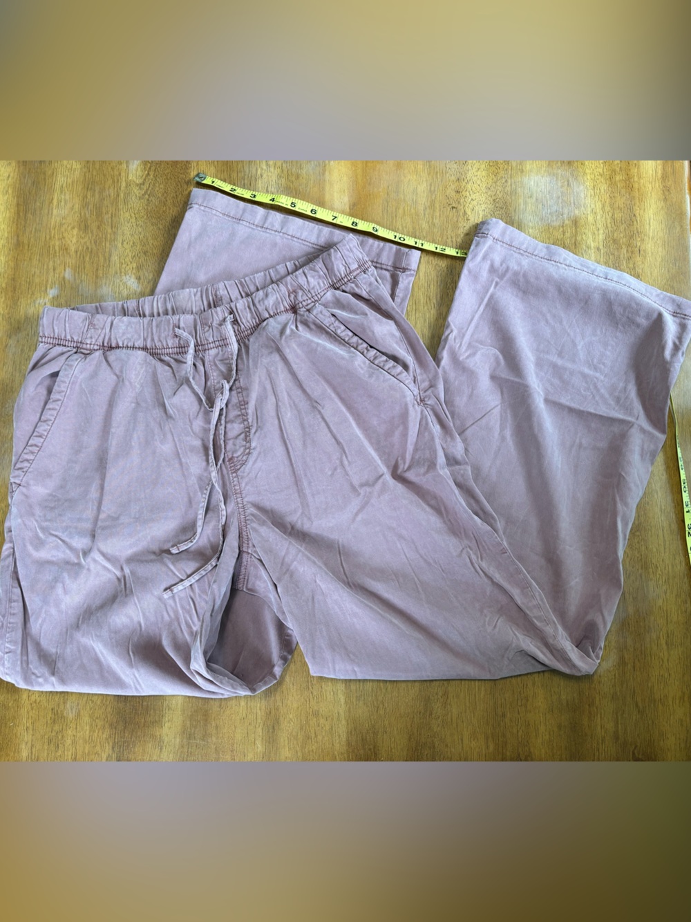 American Eagle Dusty Rose Wide Leg Pants size Small